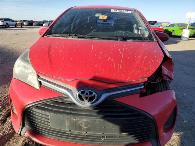 VNKKTUD35FA046655 - 2015 TOYOTA YARIS RED photo 5