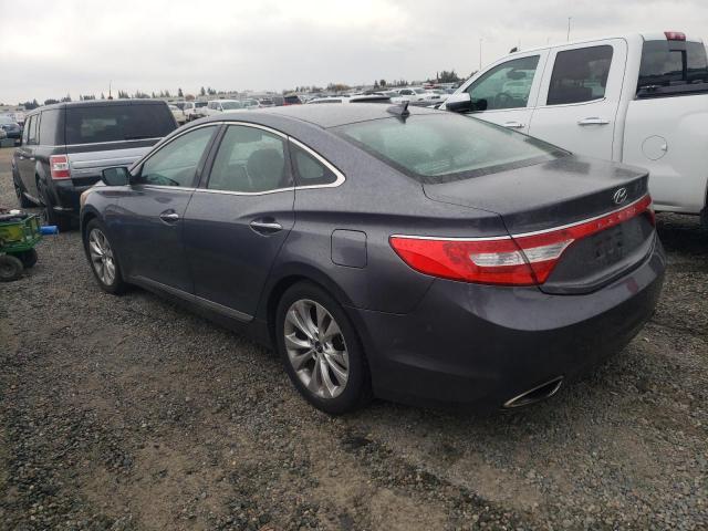 KMHFG4JG5CA129015 - 2012 HYUNDAI AZERA GLS GRAY photo 2