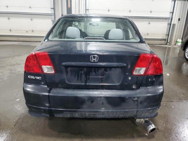 1HGES26705L005500 - 2005 HONDA CIVIC EX BLACK photo 6