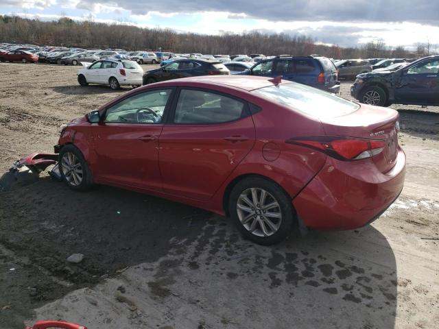 KMHDH4AE9GU518246 - 2016 HYUNDAI ELANTRA SE RED photo 2