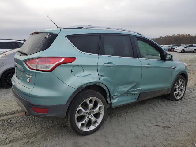 1FMCU0J9XDUC85699 - 2013 FORD ESCAPE TITANIUM TEAL photo 3