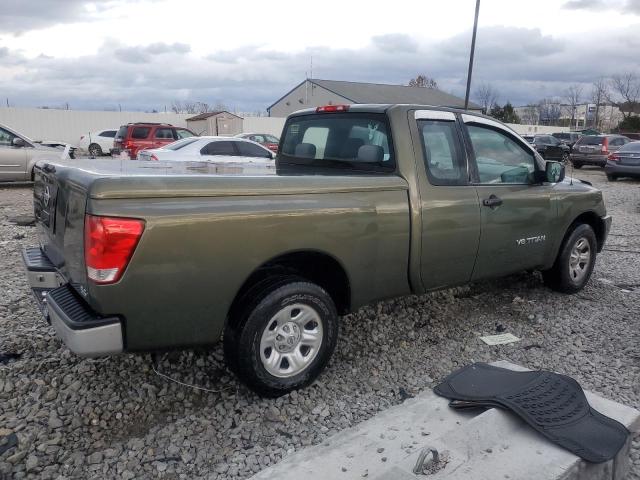 1N6AA06A05N502290 - 2005 NISSAN TITAN XE GREEN photo 3