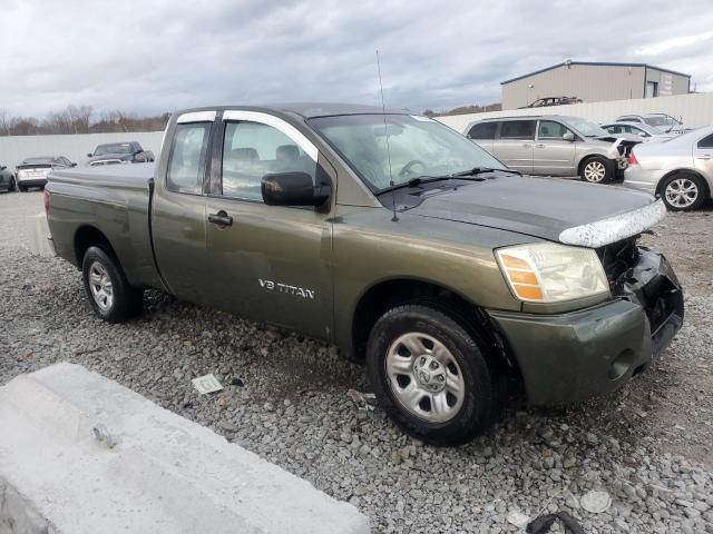 1N6AA06A05N502290 - 2005 NISSAN TITAN XE GREEN photo 4