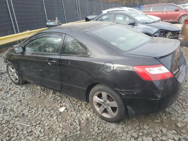 2HGFG12618H553777 - 2008 HONDA CIVIC LX BLACK photo 2