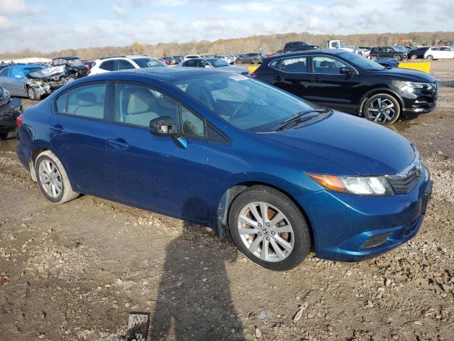 2HGFB2F80CH500139 - 2012 HONDA CIVIC EX BLUE photo 4