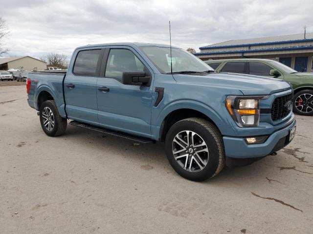 1FTEW1EP5PKD29226 - 2023 FORD F150 SUPERCREW BLUE photo 4