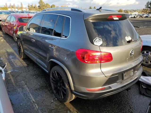 WVGBV7AX9FW043283 - 2015 VOLKSWAGEN TIGUAN S GRAY photo 2