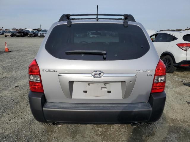 KM8JN12D96U256503 - 2006 HYUNDAI TUCSON GLS SILVER photo 6