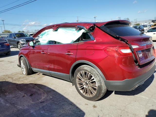 2LMTJ6LR8GBL74775 - 2016 LINCOLN MKX RESERVE 红色 照片 2