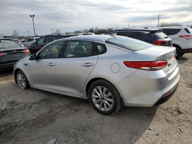 5XXGU4L39JG231589 - 2018 KIA OPTIMA EX SILVER photo 2