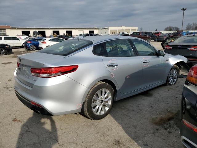 5XXGU4L39JG231589 - 2018 KIA OPTIMA EX SILVER photo 3