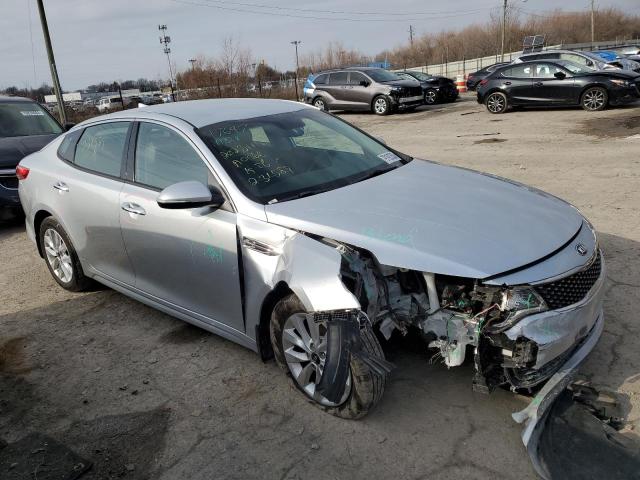 5XXGU4L39JG231589 - 2018 KIA OPTIMA EX SILVER photo 4