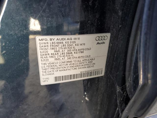 WA1DGAFE2BD003185 - 2011 AUDI Q7 PRESTIGE 蓝色 照片 13