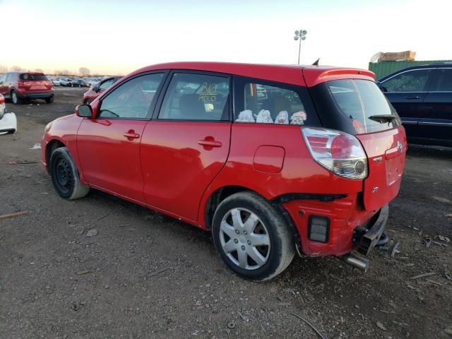 2T1KR32E48C692631 - 2008 TOYOTA COROLLA MA XR RED photo 2