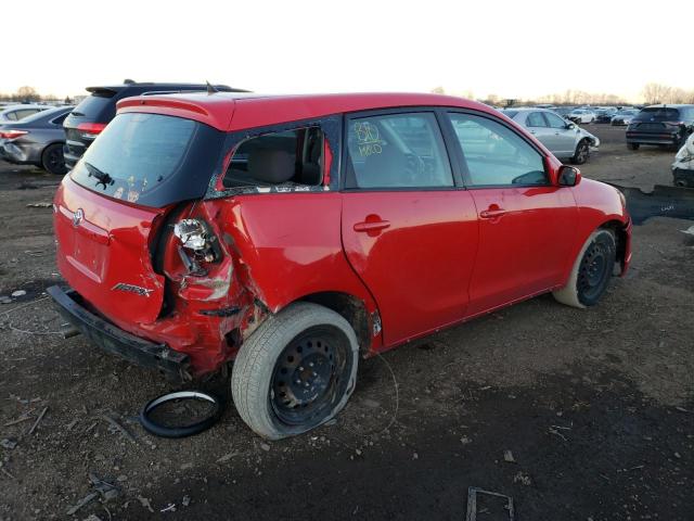 2T1KR32E48C692631 - 2008 TOYOTA COROLLA MA XR RED photo 3