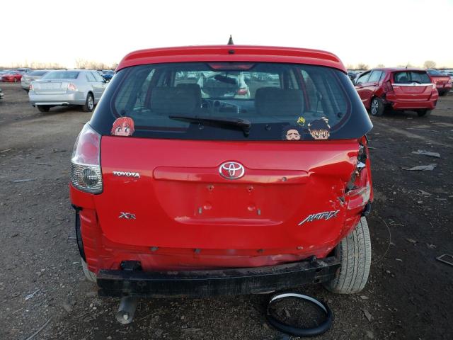 2T1KR32E48C692631 - 2008 TOYOTA COROLLA MA XR RED photo 6