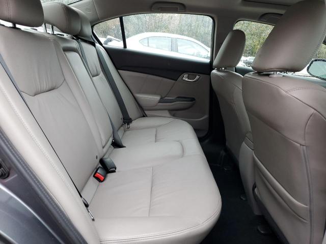 19XFB2F91DE018882 - 2013 HONDA CIVIC EXL ნაცრისფერი ფოტო 10