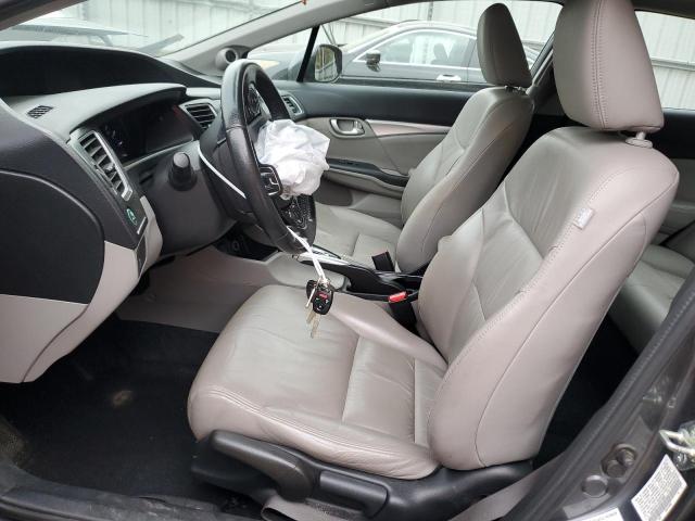 19XFB2F91DE018882 - 2013 HONDA CIVIC EXL ნაცრისფერი ფოტო 7