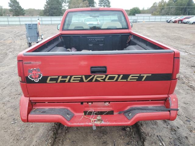 1GCCS1446S8243780 - 1995 CHEVROLET S TRUCK S10 RED photo 6