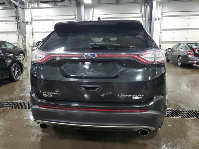 2FMTK4K93FBB21781 - 2015 FORD EDGE TITANIUM BLACK photo 6