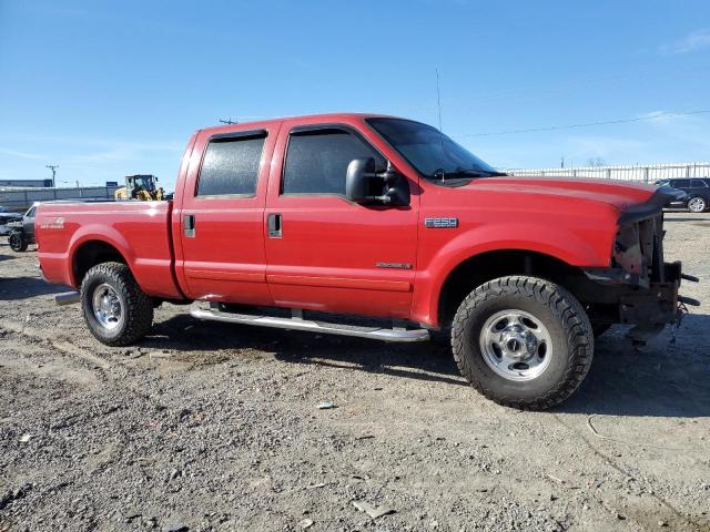 1FTNW21F53EA25891 - 2003 FORD F250 SUPER DUTY RED photo 4