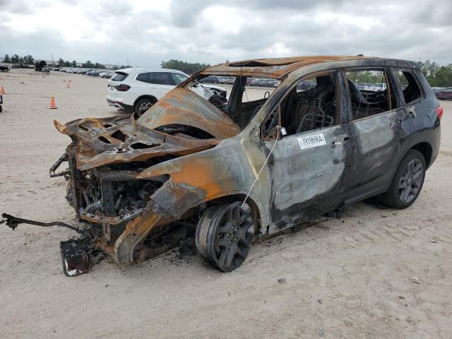 5FNYF8H59NB017484 - 2022 HONDA PASSPORT EXL BURN photo 1