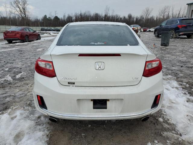 1HGCT2A89DA801077 - 2013 HONDA ACCORD EXL WHITE photo 6