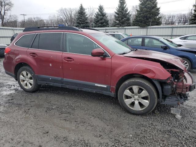 4S4BRBCC1C3247882 - 2012 SUBARU OUTBACK 2.5I PREMIUM RED photo 4