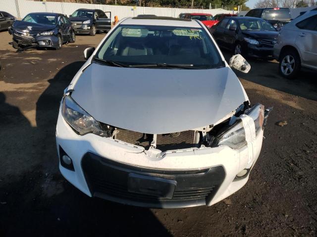 2T1BURHE4EC174040 - 2014 TOYOTA COROLLA L WHITE photo 5