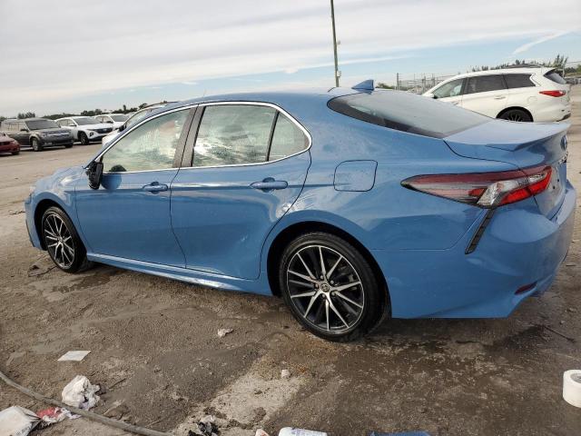 4T1G11AK5PU099334 - 2023 TOYOTA CAMRY SE NIGHT SHADE BLUE photo 2
