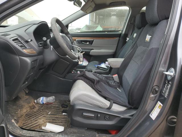 JHLRW2H52KX011077 - 2019 HONDA CR-V EX GRAY photo 7