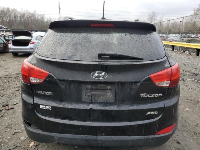 KM8JUCAC5AU021175 - 2010 HYUNDAI TUCSON GLS BLACK photo 6