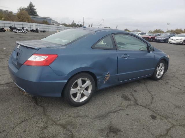 2HGFG12817H507110 - 2007 HONDA CIVIC EX BLUE photo 3