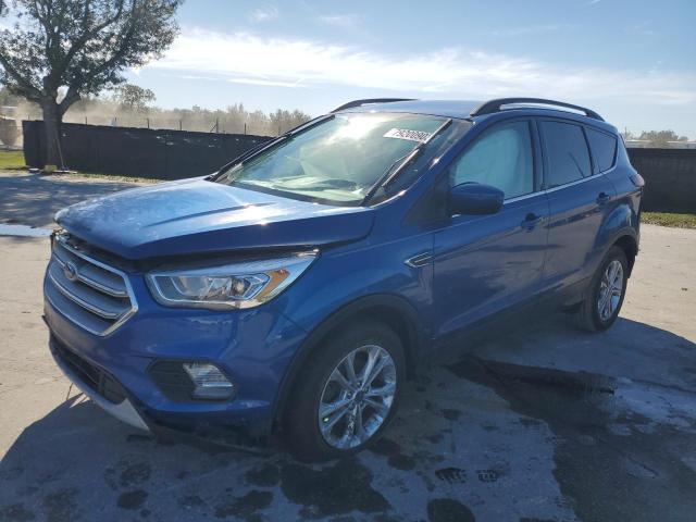 1FMCU0HD0KUA12326 - 2019 FORD ESCAPE SEL BLUE photo 1