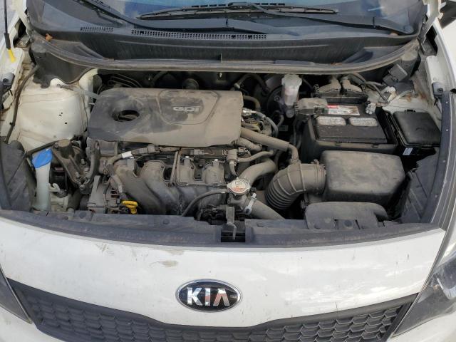 KNADM4A37H6057307 - 2017 KIA RIO LX WHITE photo 11