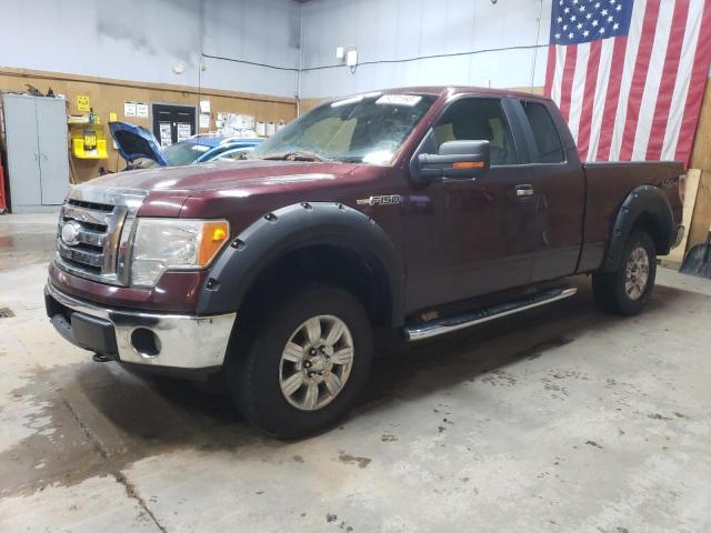 1FTPX14V99FA39850 - 2009 FORD F150 SUPER CAB BURGUNDY photo 1