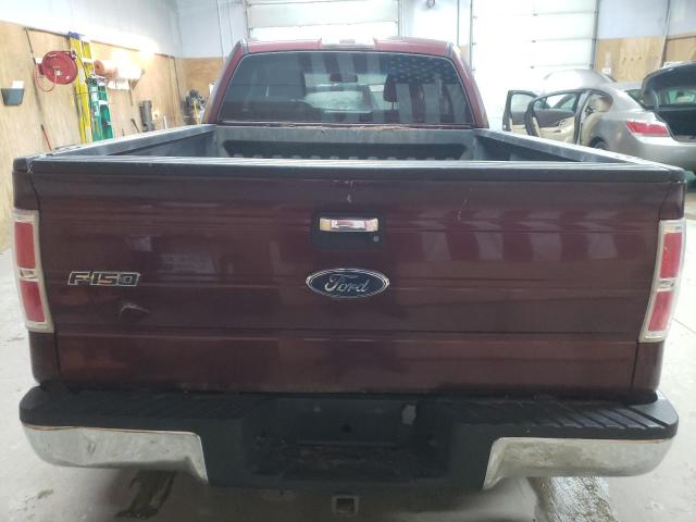 1FTPX14V99FA39850 - 2009 FORD F150 SUPER CAB BURGUNDY photo 6