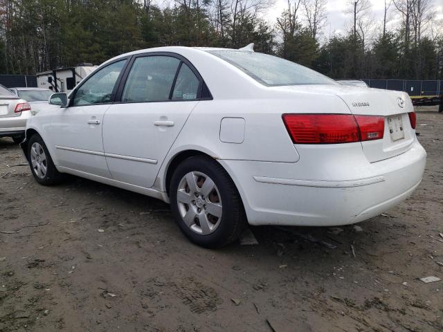 5NPET46CX9H510460 - 2009 HYUNDAI SONATA GLS WHITE photo 2