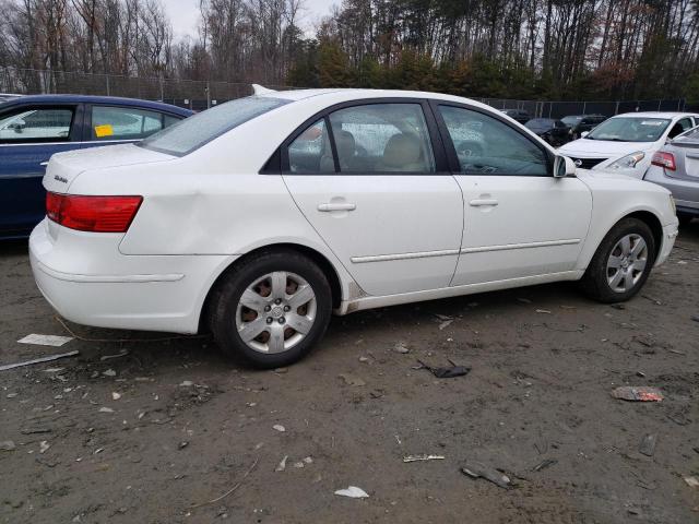 5NPET46CX9H510460 - 2009 HYUNDAI SONATA GLS WHITE photo 3