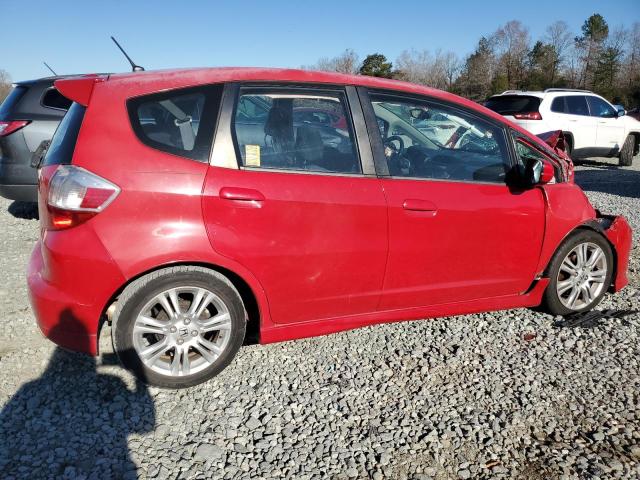 JHMGE8G54BS000122 - 2011 HONDA FIT SPORT RED photo 3