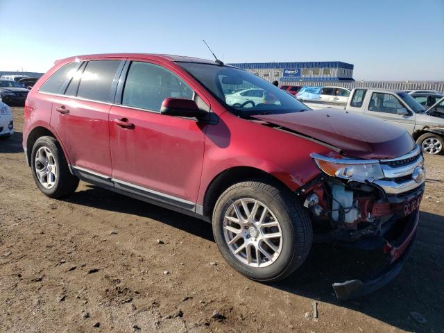 2FMDK4JC9DBC74180 - 2013 FORD EDGE SEL BURGUNDY photo 4