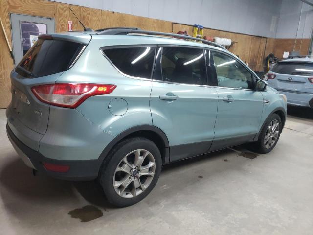 1FMCU9HX8DUB22381 - 2013 FORD ESCAPE SEL BLUE photo 3