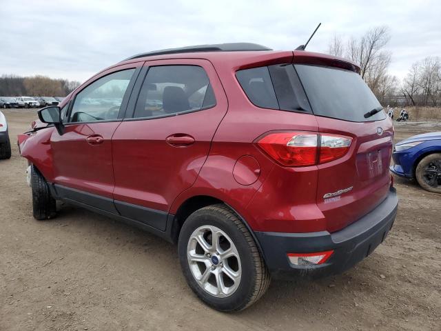 MAJ3S2GEXKC262085 - 2019 FORD ECOSPORT SE RED photo 2