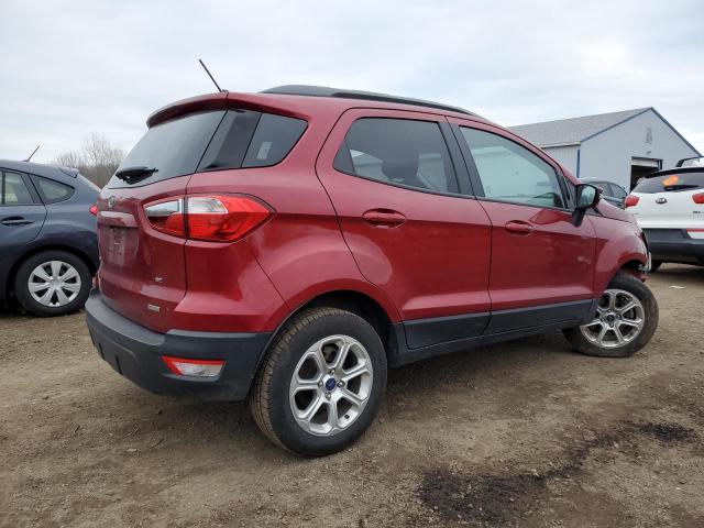 MAJ3S2GEXKC262085 - 2019 FORD ECOSPORT SE RED photo 3