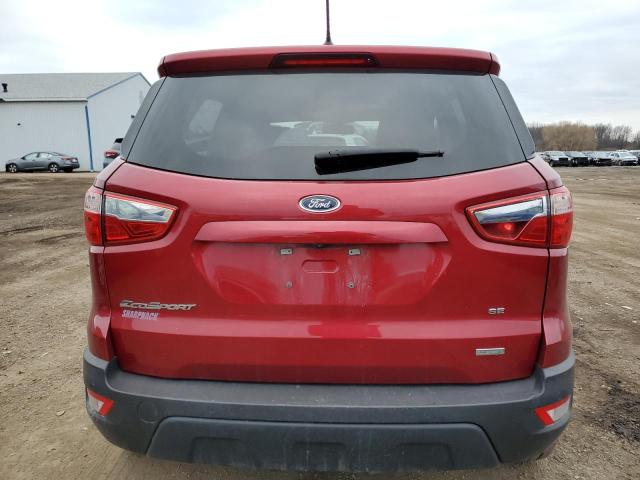 MAJ3S2GEXKC262085 - 2019 FORD ECOSPORT SE RED photo 6