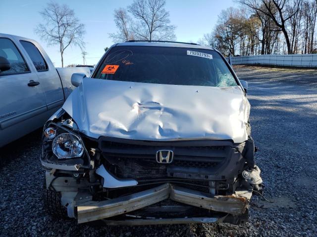 2HKYF18614H571277 - 2004 HONDA PILOT EXL SILVER photo 5