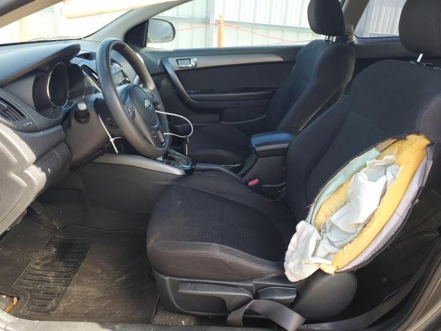 KNAFU6A23D5709108 - 2013 KIA FORTE EX GRAY photo 7