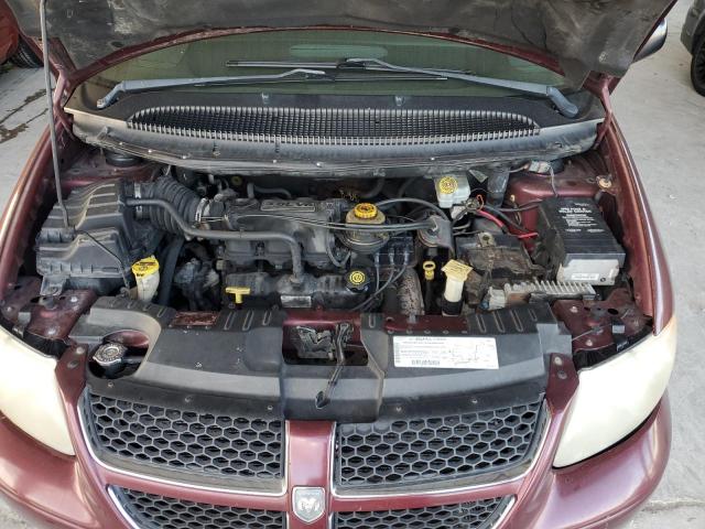 2B4GP54L52R706169 - 2002 DODGE GRAND CARA ES BURGUNDY photo 11