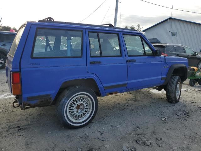 1J4FJ28S6TL120231 - 1996 JEEP CHEROKEE SE BLUE photo 3