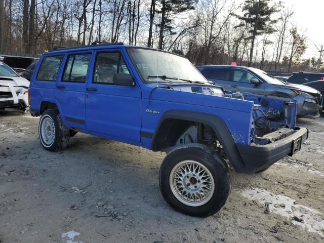 1J4FJ28S6TL120231 - 1996 JEEP CHEROKEE SE BLUE photo 4